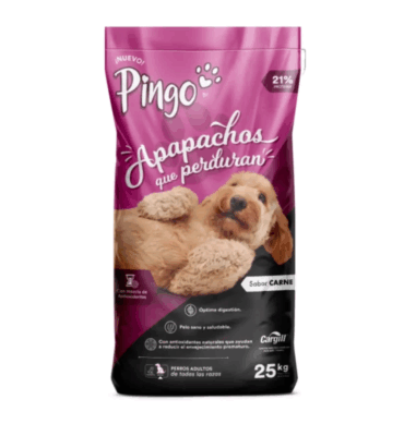PINGO CARNE Y ARROZ 25 KG