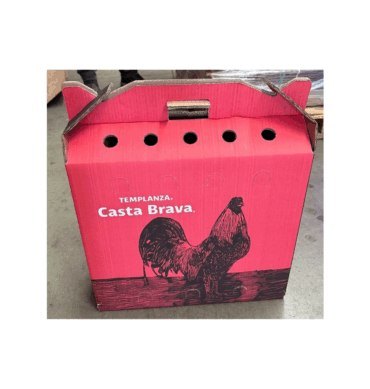 CAJA P/GALLO TRANSPORTE (Casta Brava)